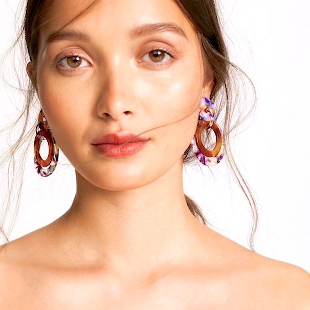 Lele Sadoughi Double Hoop earrings